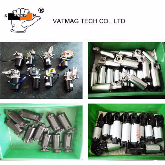 자동차 윈도우 레귤레이터 모터용 앞유리 와이퍼 DC 모터